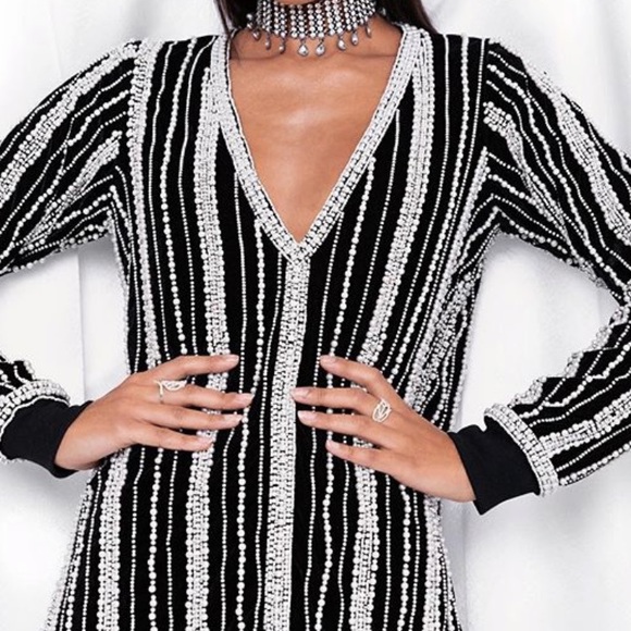 Embellished KHANUM sweater dress gorgeous!!! - Picture 5 of 6